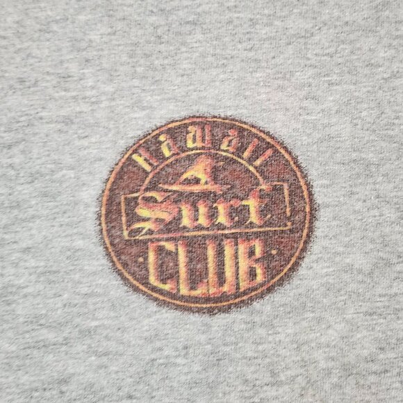 Crazy Shirts Hawaii Surf Club North Shore Experience Gray T-Shirt Medium - Picture 6 of 11